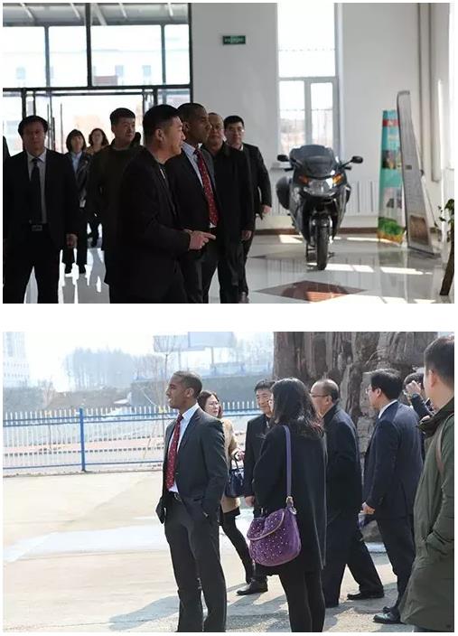 美国驻沈阳领事罗力澜先生一行莅临肽谷访问 点赞人参肽!