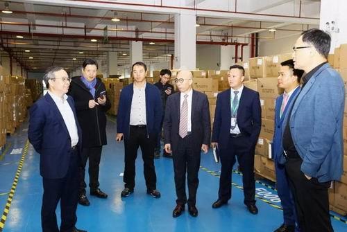 浙江省台州市人民政府副秘书长视察指导绿叶