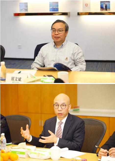 浙江省台州市人民政府副秘书长屈文斌携招商工作组莅临绿叶视察指