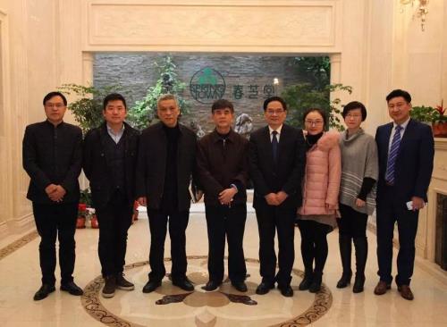 上海市工商行政管理局薛国富一行调研春芝堂