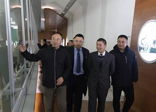 山东温泉旅游推广联盟一行参观考察隆力奇