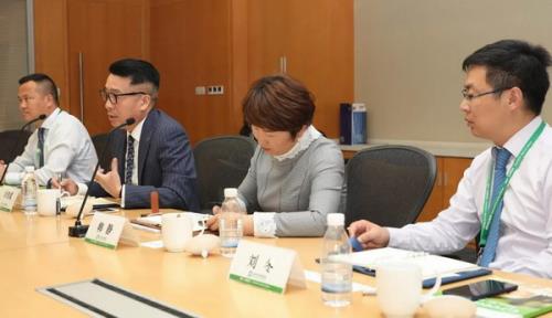 日本阿斯制药株式会社常务董事一行来访绿叶