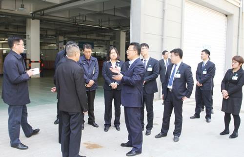 威海经区工委书记到安然考察2.0时代新发展