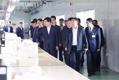 威海市委常委,副市长、党组副书记临安然参观